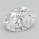 1.00ct Oval Lab Grown Diamond (Colour D, Clarity VVS2, Cut EX, IGI Certified)