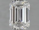 1.02ct Emerald Lab Grown Diamond (Colour D, Clarity VS2, IGI Certified)