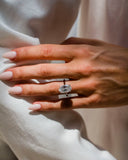 oval lab diamond ring