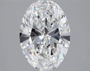 2.00ct Oval Lab Grown Diamond (Colour G, Clarity VVS2, IGI Certified)