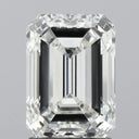 2.29ct Emerald Lab Grown Diamond (Colour F, Clarity VVS2, IGI Certified)