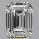 2.50ct Emerald Lab Grown Diamond (Colour E, Clarity VVS1, IGI Certified)