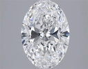 2.51ct Oval Lab Grown Diamond (Colour E, Clarity VVS2, IGI Certified)