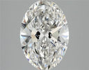 2.52ct Oval Lab Grown Diamond (Colour G, Clarity VS1, IGI Certified)