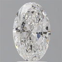 2.54ct Oval Lab Grown Diamond (Colour D, Clarity VVS2, IGI Certified)