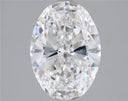 2.59ct Oval Lab Grown Diamond (Colour E, Clarity VVS2, IGI Certified)