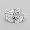 2.73ct Oval Lab Grown Diamond (Colour D, Clarity VVS1, IGI Certified)