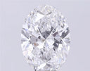 3.00ct Oval Lab Grown Diamond (Colour D, Clarity VVS1, IGI Certified)