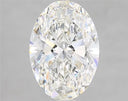 3.00ct Oval Lab Grown Diamond (Colour G, Clarity VS1, IGI Certified)