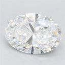 3.02ct Oval Lab Grown Diamond (Colour D, Clarity VVS1, IGI Certified)