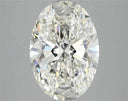 3.02ct Oval Lab Grown Diamond (Colour G, Clarity VVS2, IGI Certified)