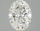 3.03ct Oval Lab Grown Diamond (Colour G, Clarity VVS2, IGI Certified)