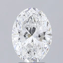 3.32ct Oval Lab Grown Diamond (Colour E, Clarity VVS2, IGI Certified)