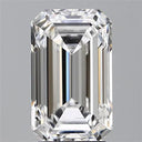 3.47ct Emerald Lab Grown Diamond (Colour D, Clarity VVS2, IGI Certified)