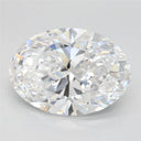 3.50ct Oval Lab Grown Diamond (Colour D, Clarity VVS1, IGI Certified)