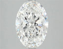 3.50ct Oval Lab Grown Diamond (Colour E, Clarity VS2, IGI Certified)