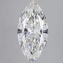 3.71ct Marquise Lab Grown Diamond (Colour H, Clarity VVS2, IGI Certified)
