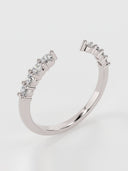 14K White Gold Slant