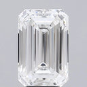 4.00ct Emerald Lab Grown Diamond (Colour E, Clarity VVS2, IGI Certified)