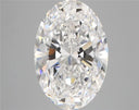 4.00ct Oval Lab Grown Diamond (Colour D, Clarity VVS2, IGI Certified)