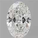 4.00ct Oval Lab Grown Diamond (Colour E, Clarity VVS2, IGI Certified)
