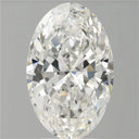 4.00ct Oval Lab Grown Diamond (Colour E, Clarity VVS2, IGI Certified)