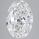4.00ct Oval Lab Grown Diamond (Colour G, Clarity VVS1, IGI Certified)