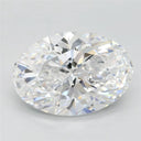 4.01ct Oval Lab Grown Diamond (Colour D, Clarity VVS1, IGI Certified)