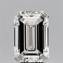 4.03ct Emerald Lab Grown Diamond (Colour F, Clarity VS1, IGI Certified)