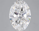 4.03ct Oval Lab Grown Diamond (Colour F, Clarity VVS2, IGI Certified)