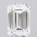 4.05ct Emerald Lab Grown Diamond (Colour D, Clarity VVS1, IGI Certified)