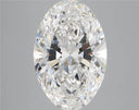 4.07ct Oval Lab Grown Diamond (Colour E, Clarity VS1, IGI Certified)