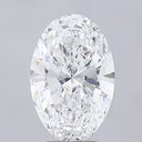 4.09ct Oval Lab Grown Diamond (Colour D, Clarity VVS1, IGI Certified)