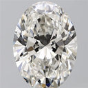 4.10ct Oval Lab Grown Diamond (Colour H, Clarity VS2, IGI Certified)