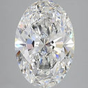 4.50ct Oval Lab Grown Diamond (Colour D, Clarity VS2, IGI Certified)