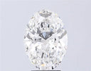 4.50ct Oval Lab Grown Diamond (Colour E, Clarity VS2, IGI Certified)