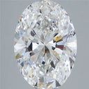 5.00ct Oval Lab Grown Diamond (Colour D, Clarity VVS2, IGI Certified)