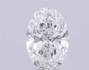 5.06ct Oval Lab Grown Diamond (Colour E, Clarity VVS2, IGI Certified)