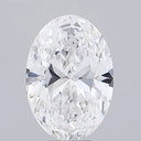 5.42ct Oval Lab Grown Diamond (Colour D, Clarity VVS1, IGI Certified)