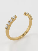 14K Yellow Gold Slant