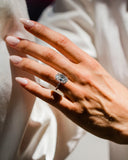 oval lab diamond ring