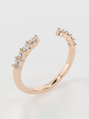 14K Rose Gold Slant